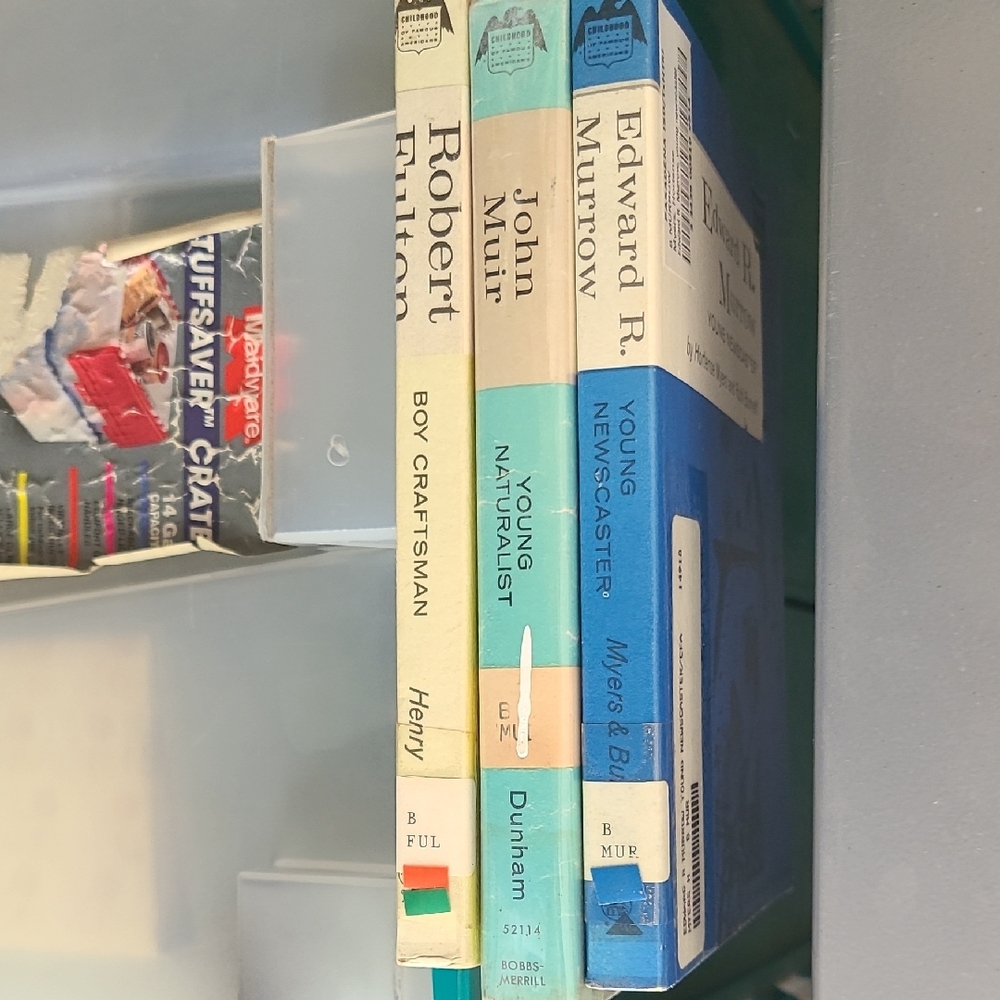 Vintage Softcover Childhood Of Famous Americans Book Set